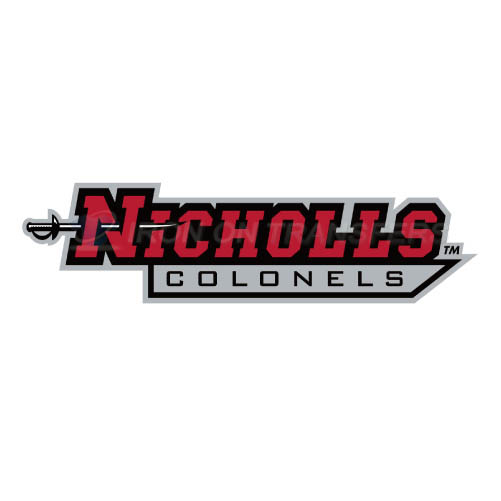 Nicholls State Colonels Iron-on Stickers (Heat Transfers)NO.5465
